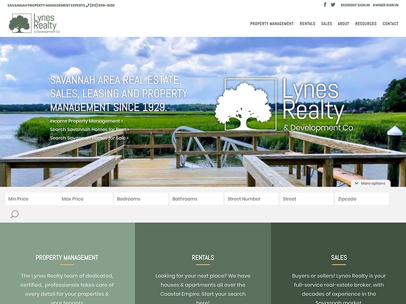 Realty Website Design | TradeBark Savannah GA